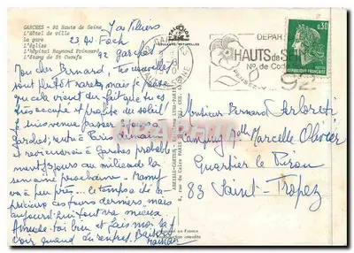 Garches — recordações — editor Abellé-Cartes — Verso