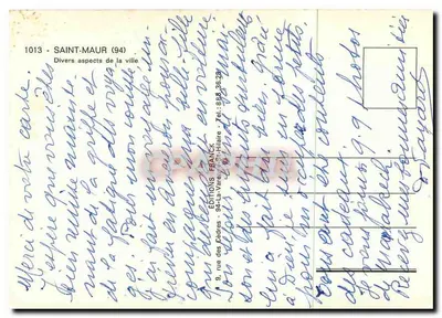 Saint-Maur - La Varenne — Diversos aspectos da cidade — Éditions Franck — Verso