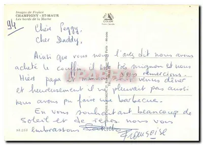 As margens da Marne — Champigny-sur-Marne — Éditions RAYMON, Paris — Verso