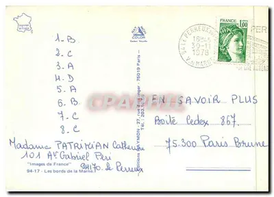De oevers van de Marne — 4 scènes — Raymon Color, n° 17 — Achterkant