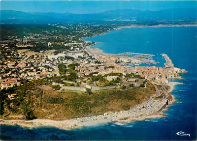 Saint-Tropez (Var) — Vista geral aérea — Impressor Lomibier