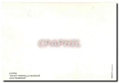 Saint-Tropez, o mercado de peixes — Carre — n°79/511 Eurolux — Verso