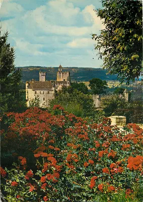Castelo de Beynac — Dordogne — Sociedade das Cartas Postais AS de Cœur