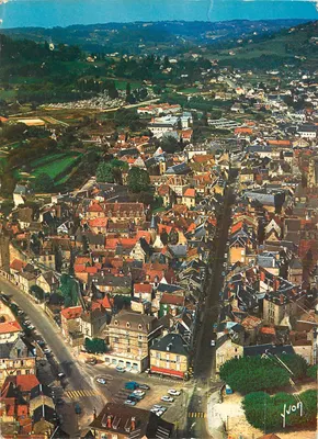 Sarlat-la-Canéda — vista aérea — Edições de Alain Yvon