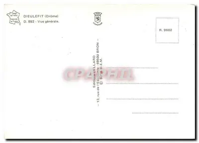 Dieulefit (Drôme) — Ogólny widok — Wydawnictwo Cellard — Rewers