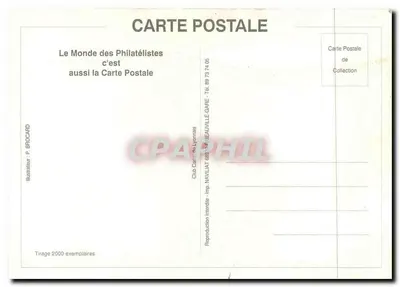 Lyon — 3º Salão da Carta Postal — P. Brocard 93 — Verso