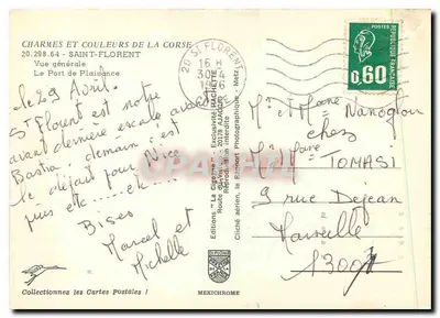 Saint-Florent — Ogólny widok portu — Wydawnictwo IRIS — Rewers