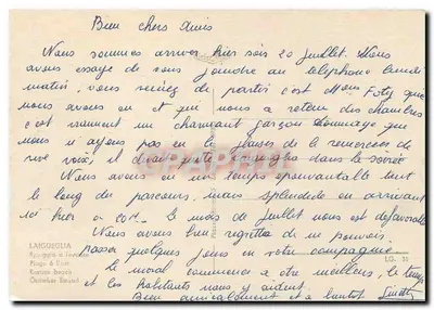 Praia de Est em Laigueglia — vista da promenade e do porto — editor L.G. 31 — Verso