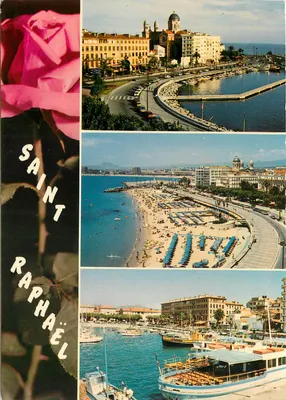 Saint-Raphaël — vista panorâmica — Edições Côte d'Azur Varoise