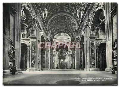 Interno da Basílica de São Pedro — Cidade do Vaticano — Fotodizioni Brunner & E. Zombo n° 3-640