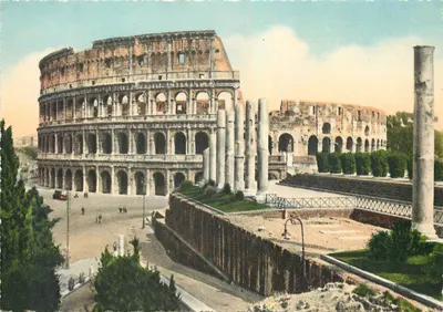 Roma — Coliseu de Roma — editor desconhecido, número de série não visível