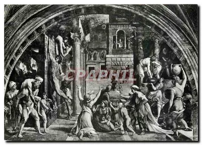 Stanze di Raffaello - Incendio del Borgo — Monumenti Musei e Gallerie Pontificie, n° 14553