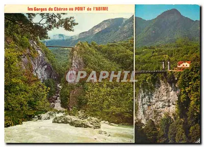 As Gorges do Chérán no Ponte de l'Abime — Ed. J. Cellard, Bron