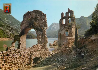 Ponte de Suert — Ruínas romanas do mosteiro de Lavaix — Editor: Comercial Escudo de Oro, S.A.