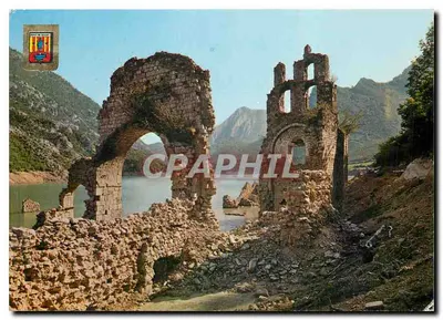 Ruínas românicas do mosteiro de Lavaix — Vall Ribagorçana, Pont de Scert — editor CEDOSA