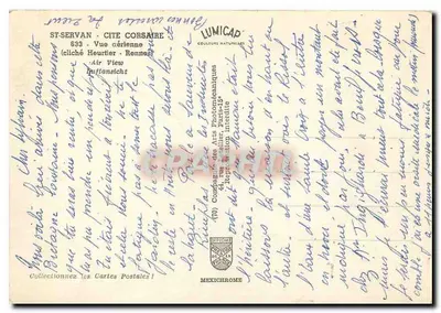 Saint-Servan - Widok z powietrza — zdjęcie Heurtier - Rennes — wydawca IRIS — Rewers
