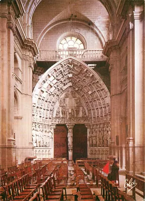 Dax (Landes) — O Portal Interno da Catedral — Editor Elcé, n° 946
