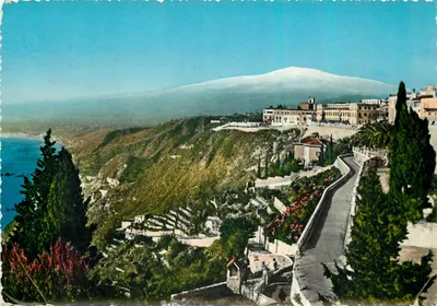 Taormina — Panorama geral — Ediz. Conti Taormina