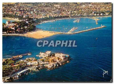 BANDOL e a Ilha de Bendor — vista aérea — Edições Jean-Jaurès