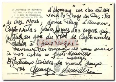 A Baía de Douarnenez — Bretagne — n° 401 — Verso