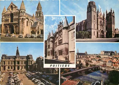 Poitiers — vista geral — Edições Modernas Théodice