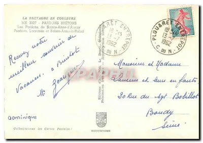 Perdón Bretón — Perdón de Santa Ana d'Auray — Ediciones de Arte VOS — Reverso
