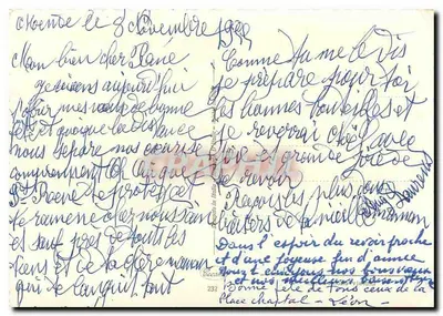 Rosas em um vaso decorativo — editor Écoute en France, n° 232 — Verso