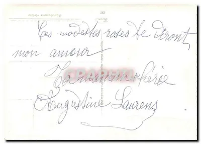 Arranjo de rosas — editor 'Riproduzioni Viola' — n° 232 — Verso
