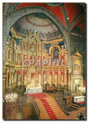 Interior da igreja São João de Pau — Editor REX — n° X
