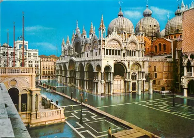 Veneza - Piazza San Marco (acqua alta) — Ed. Benedetti Roberto, n° 89471