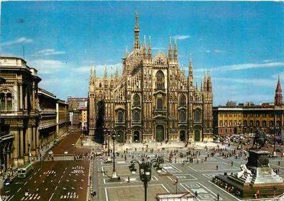 Milano - Piazza del Duomo — editor G. M. Milano, n° MIL 346/467