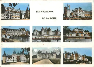 Os Castelos da Loire — série 168 S — editor H. Lenormand, Orléans