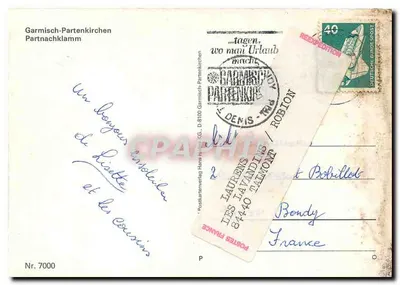 Partnachklamm — Garmisch-Partenkirchen — wydawca numer 7000 — Rewers