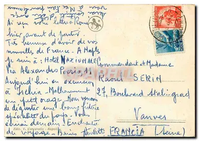 Porto d'Ischia - Panorama — Editor V. Careavallo, Nápoles — Verso