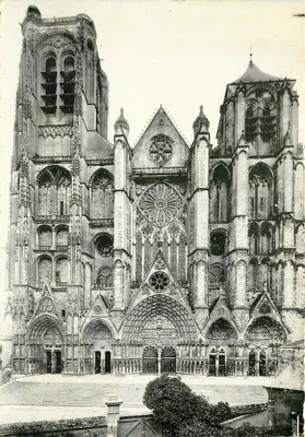 Bourges — A Catedral — Les Arts Photographiques, Paris