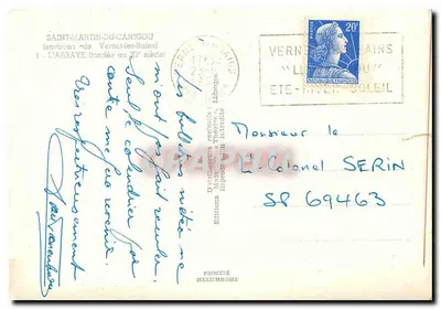 Abdij van Saint-Martin-du-Canigou — opgericht in de 11e eeuw — IRIS — Achterkant