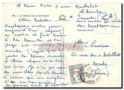 Côte d'Amour — La Baule — Wydawca Tricolore — Rewers