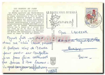 As Gorges do Tarn — O Pas de Soucy — Edições Modètes & Théodol — Verso