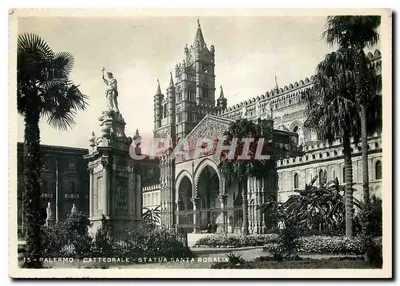 Palerme - Catedral - Estátua Santa Rosalia — Ed. G. & G. B. P. n°15