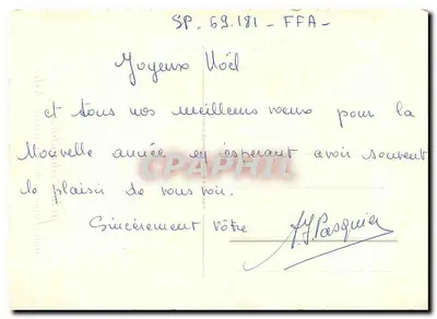 Vista invernal nevada — janela de pedra decorada com guirlandas — texto de boas-vindas em alemão — Verso