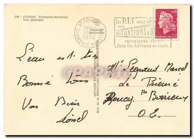 Fouras (Charente-Maritime) — Ogólny widok — Wydawnictwo Kolorów Naturalnych, nr 208 — Rewers