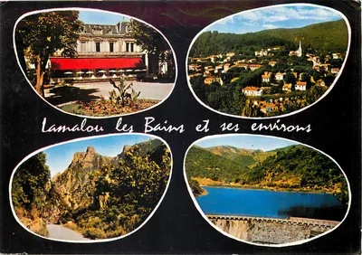 Lamalou-les-Bains e seus arredores — Editor: Sociedade das cartas postais - AIBI