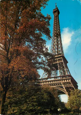 A Torre Eiffel — vista outonal — Foto Rolf Walter