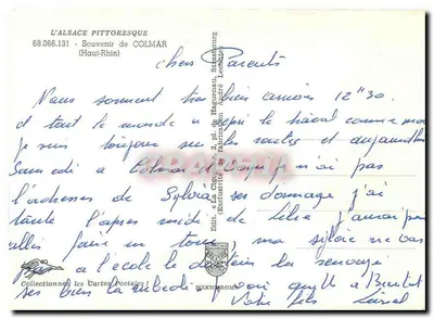Kolmar — dzielnice i zabytki — wydawca L'Alsace Pittoresque, nr 68.066.131 — Rewers