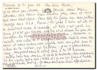 Cap Canaille — widok z lotu — Wydawnictwo Naturalne, seria A13 (C46) (1947) — Rewers