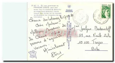 Chaussée des Indemay — Franche-Comté — Wydawnictwo AS — Rewers