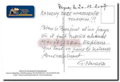 Féria de Natal em Wissembourg — Instantes fantásticos, lendas eternas — Office de Tourisme de Wissembourg — Verso