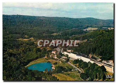 Vista aérea do Centro Médico-Cirúrgico Nacional "Alfred Leune" em Sainte-Feyre — editor IRIS, n° 230407