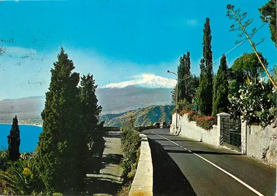 Vista do monte Etna — Sicília — editor Tecnograf spa