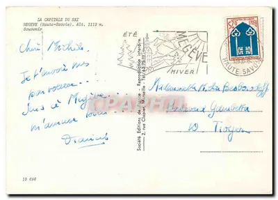 Mégeve — Hauptstadt des Skis — Verlag: Société Éditions de France — Rückseite